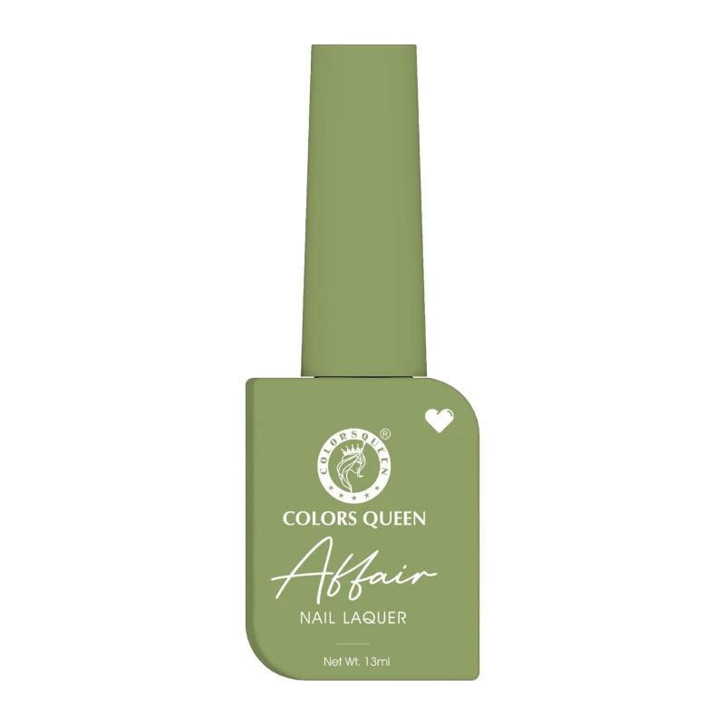 Colors Queen Affair Nail Polish - 05 - Pista Chaos, 13ml | Rich Pigmentation, Quick Drying, Long Lasting Nail Paint | Chip Resistant, No Harmful Chemicals, Semi Matte Nail Polish for Women thumbnail 7